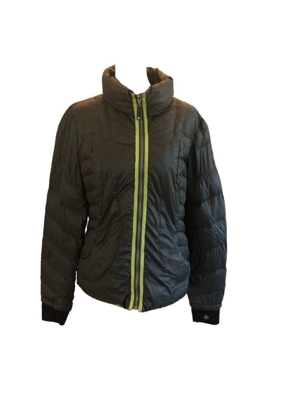 HALIFAX Traders Sz L down blend filled quilted lightweight jacket gorpcore hiker